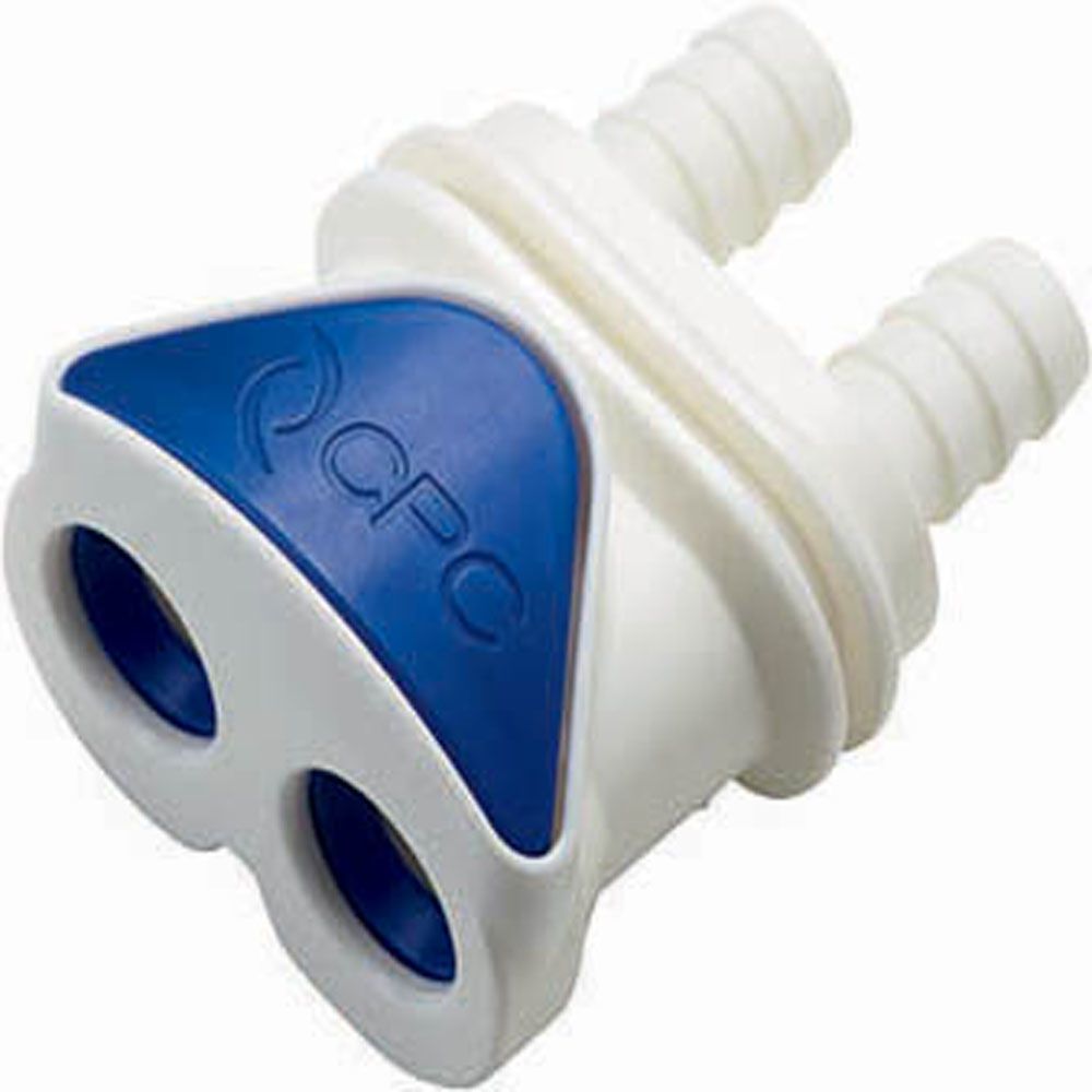 Colder Products, DPCD17004 Valved In-Line Hose Barb Coupling Body 1/4 ID Barb