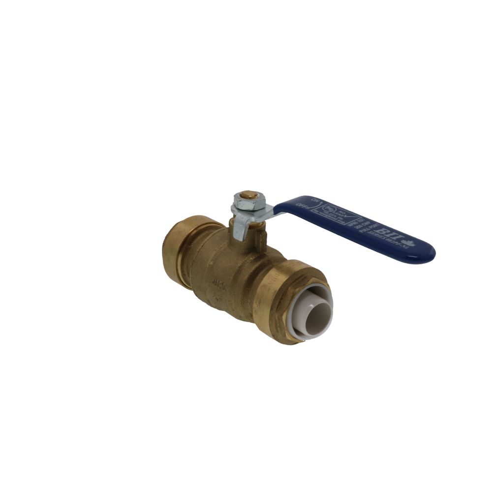 NEO, Easy-Grip Brass Ball Valve Push Fit - 3/4 CTS x 3/4 CTS