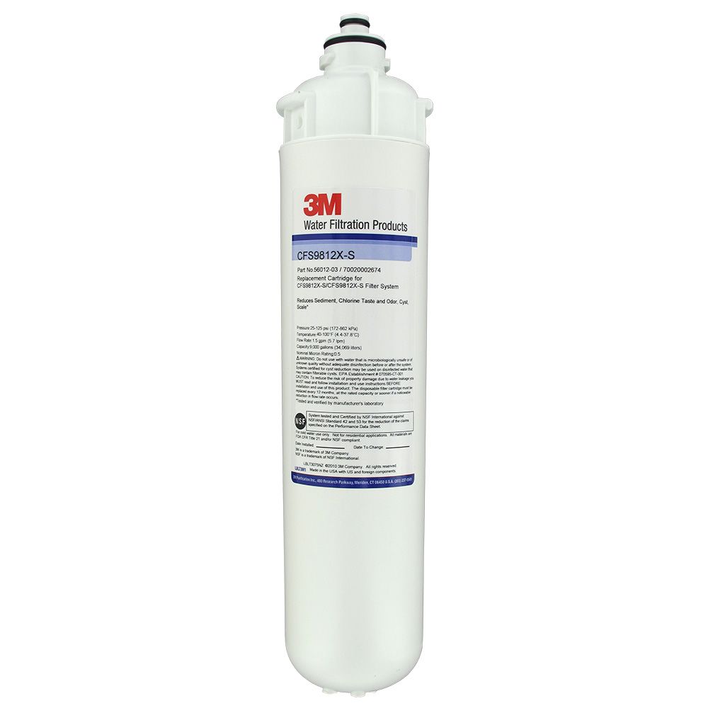 3M Purification Inc., Everpure Compatible CFS9812X-S 0.5 mic CTO/Cyst/Scale 9,000 gal