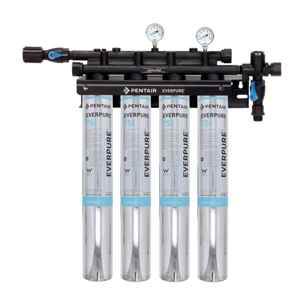 Everpure Commercial, Everpure EV932476 Insurice Quad-7SI Water Filter System