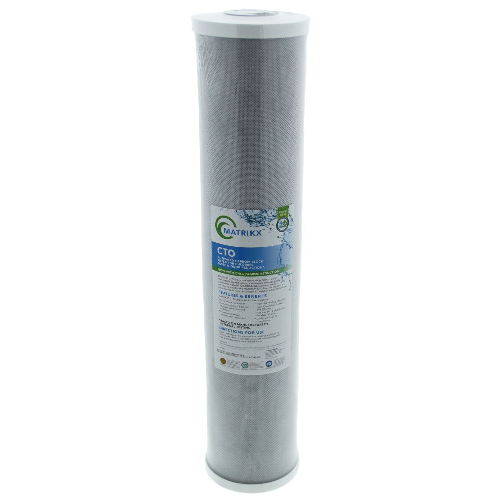 Filtrex Technologies, Filtrex Matrikx CTO 20" - 32-450-20-GREEN - BB Green Carbon Block Filter 5 mic