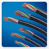 Finolex, Finolex 0.75 SQMM X 8 CORE PVC Insulated  & SHEATHED COPPER FLEXIBLE CABLE BLACK (100 Meters)