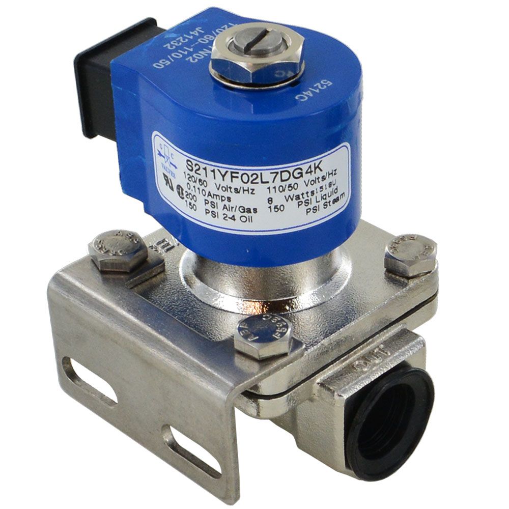 GC Valves, GC Valves S211YF02L7DG4K Solenoid Valve Normally Closed 1/2" NPT 110v