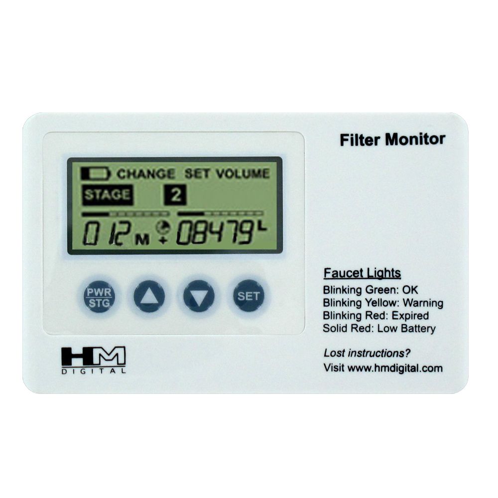 HM Digital, HM Digital FM-2 Filter Monitor With Flow Sensor and Volumizer