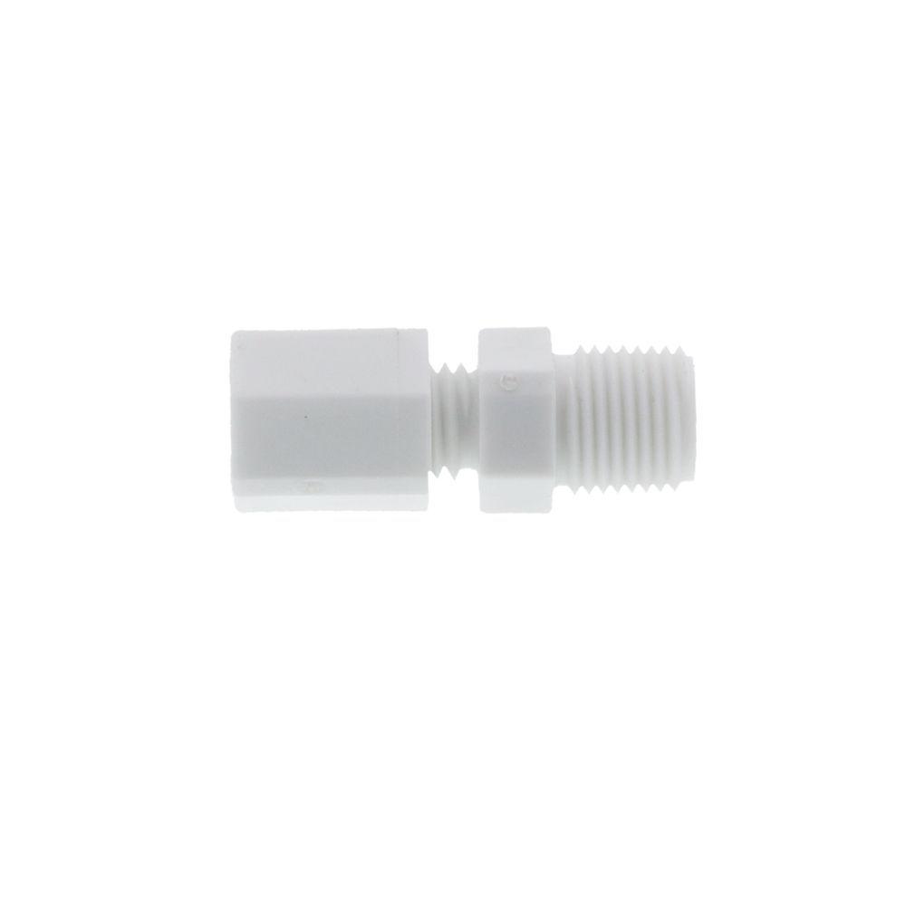 JACO Manufacturing Company, JACO 10-2-2-P-O Polypropylene Male Connector 1/8 OD Tube x 1/8 MPT