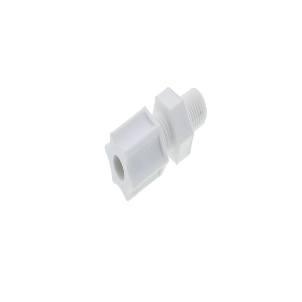 JACO Manufacturing Company, JACO 10-4-2-P-O Polypropylene Male Connector 1/4 OD Tube x 1/8 MPT