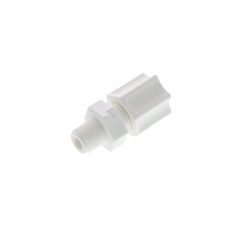 JACO Manufacturing Company, JACO 10-4-2-P-PG Polypropylene Male Connector 1/4 OD Tube x 1/8 MPT