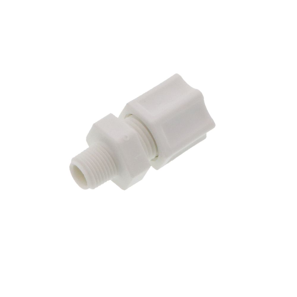 JACO Manufacturing Company, JACO 10-5-2-P-O Polypropylene Male Connector 5/16 OD Tube x 1/8 MPT