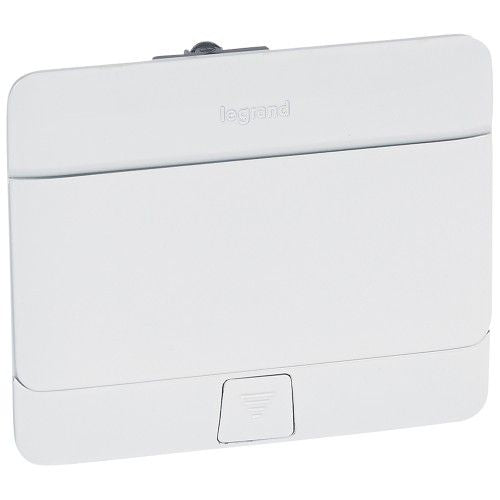 Legrand, Legrand 054031 - GLOSSY WHITE 4 MODULE POP-UP TYPE FLUSH MOUNTING BOX